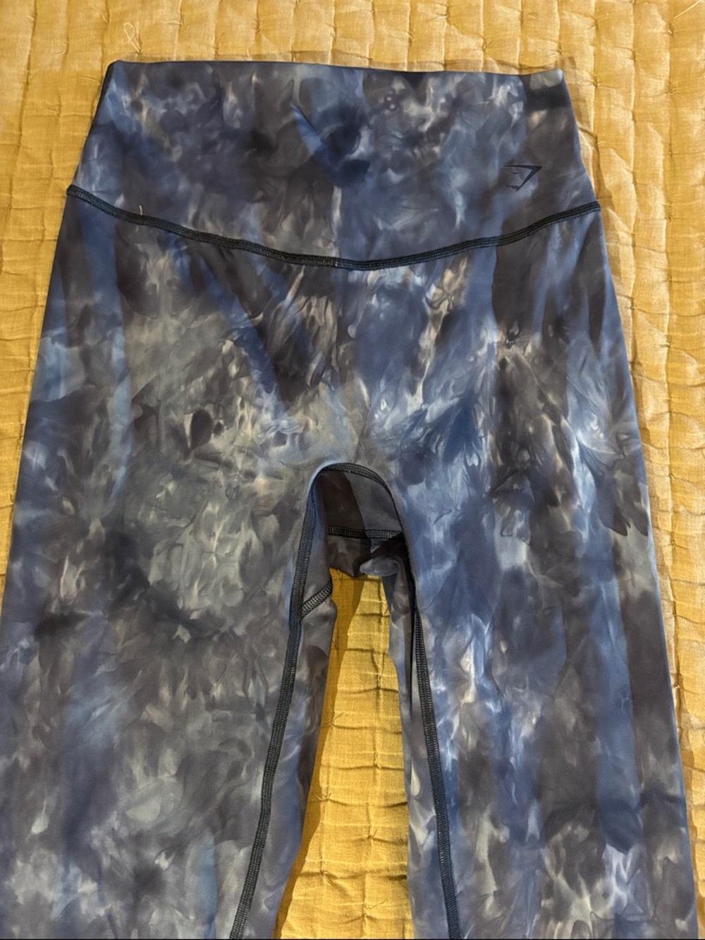 Gymshark Navy Marble High-Waist Leggings
